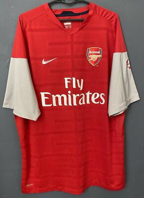 MENS NIKE FC ARSENAL 2009/2010 TRAINING SOCCER FOOTBALL SHIRT