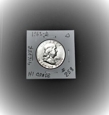 1963-D Franklin Silver Half Dollar. Nice Collector Coin High Grade # 258  V4