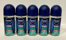 Nivea Men Cool Kick Original Roll-on Deodorant Extra Dry 50 Ml 5 Pack 