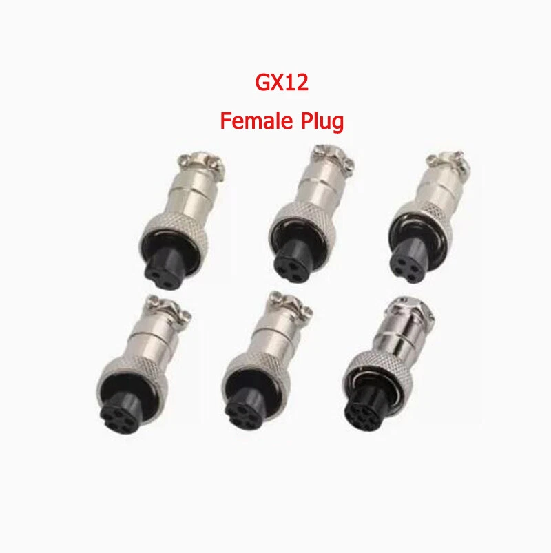 GX12-2Pin/3Pin/4Pin/5Pin/6Pin/7Pin Aviation Plug Socket Male/Female Connector - Image 4 of 4