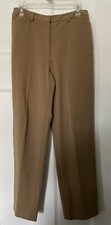Liz Claiborne Lizsport Tan Dress Slacks Polyester Blend Womens Size 12