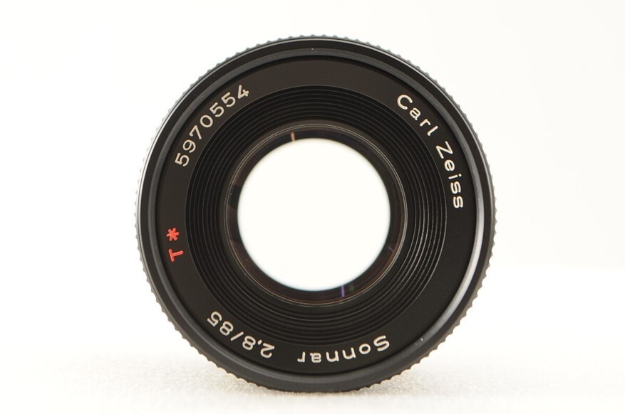 NEAR MINT w/Box】Contax Carl Zeiss Sonnar T* 85mm f/2.8 AEG Lens