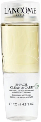 Lancome Bi-Facil Clean & Care Instant EYE MAKEUP REMOVER - 125ml/4.2oz - NEW