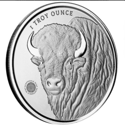 2024 BUFFALO GIRL 1oz 999 Fine Silver Round BU NEW Scottsdale Mint