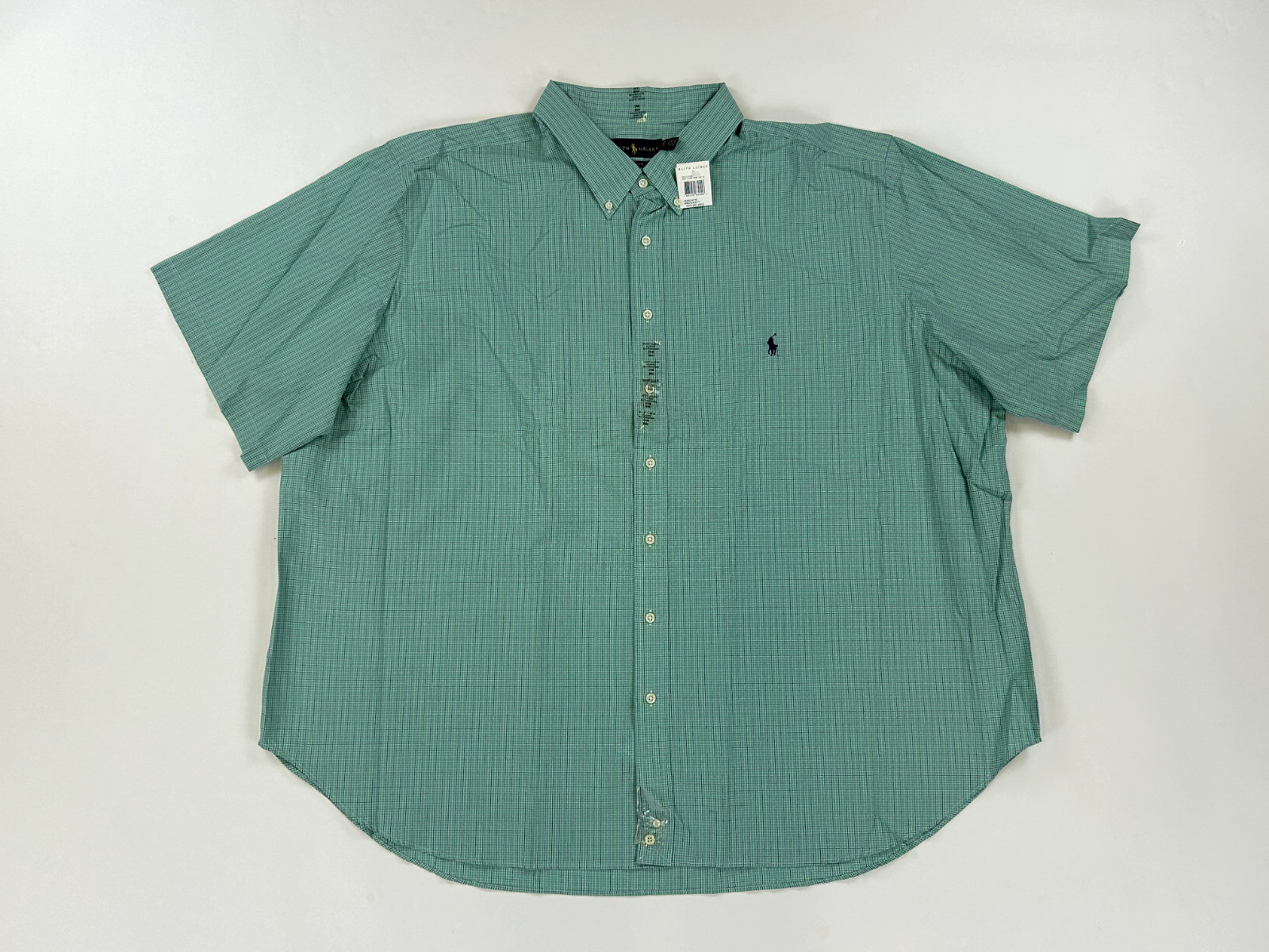 Рубашка Polo Ralph Lauren Big & Tall на пуговицах в клетку цвета пони, размер 4XB