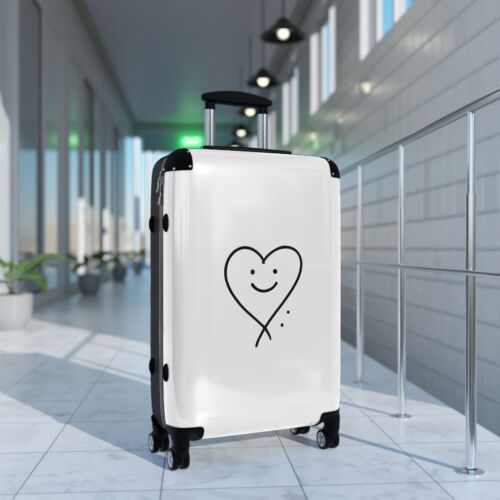 Playful Heart Smiling Suitcase, Stylish Travel Luggage for Kids and Teens - Picture 8 of 13