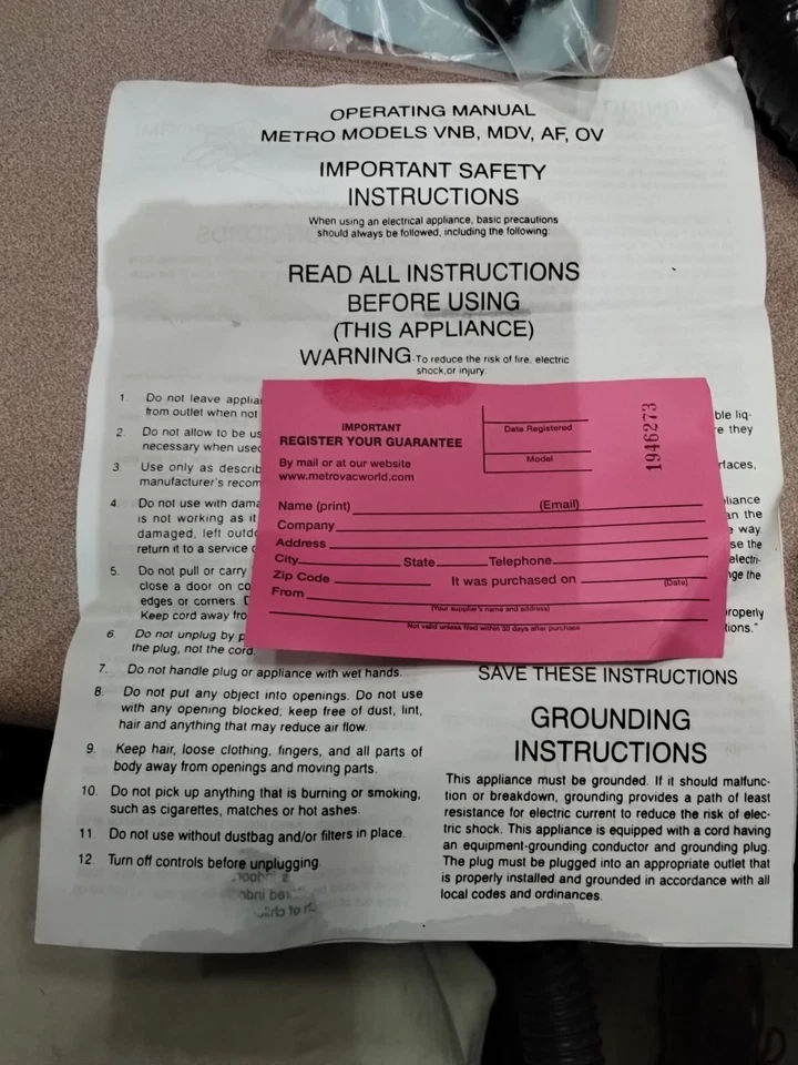 METRO Data Vac 2 Pro Series Aspiradora para Copias Servidor de Tóner con Accesorios  Foto 3 de 4