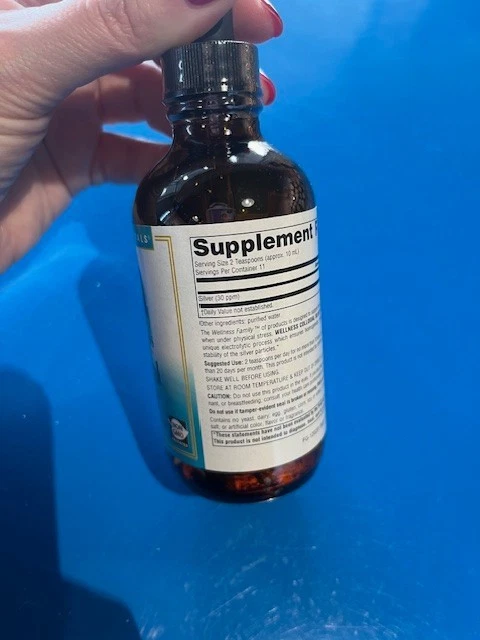 Líquido Source Naturals Colloidal Silver 4 fl oz caducidad: 10/2024 Foto 3 de 3