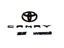 2018-2024 TOYOTA CAMRY SE HYBRID BLACKOUT EMBLEM OVERLAY KIT GEN PT948-03190-02
