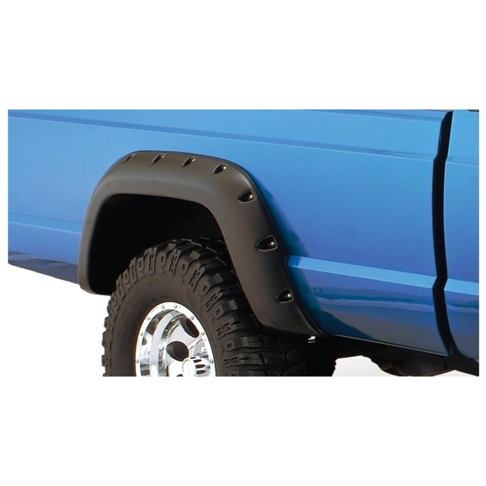 Bushwacker Front Rear Cut-Out Matte Black Fender Flares for 84-01 Jeep Cherokee Foto 3 de 4