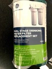 FXSVC Dual Stage GE Drinking Water Replacement Filter Couple  2 pack  NEW