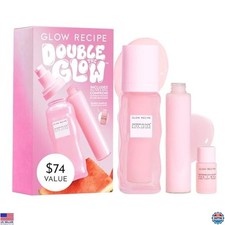 Glow Recipe Double Glow Skincare Kit - Watermelon Toner  Pink Juice Moisturizer