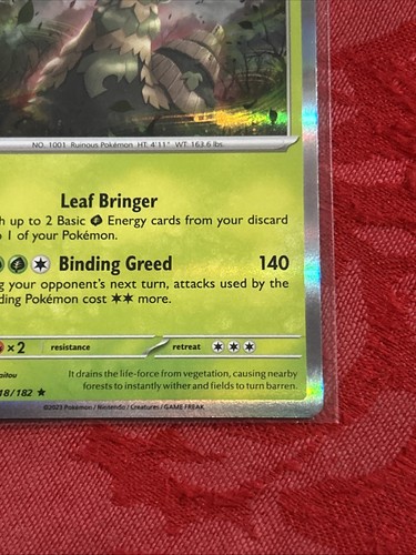 Pokemon - Wo-Chien - 018/182 - Holo Rare Paradox Rift M/NM - Picture 5 of 7