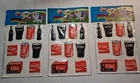 vintage 80s puffy sticker lot coca cola