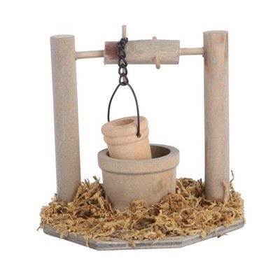 Detailed Miniature Water Wells For Dollhouses Outdoor Scene Garden Enhancement