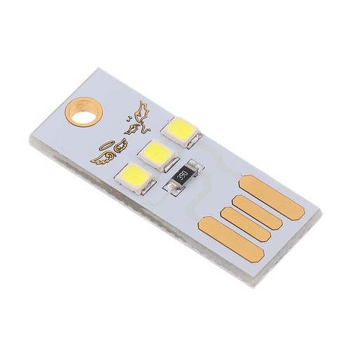 Lampe Torche USB LED Veilleuse Portable Blanc - Photo 4/6