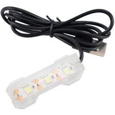 Aquarium Water Plant Light, Underwater, Home Desktop Mini Decoration, Soft LED