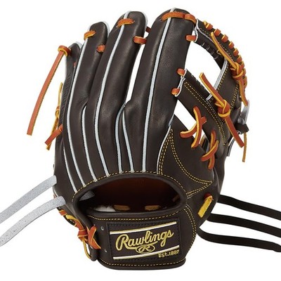 Rawlings Baseball Glove, Hardball, Adult Size, Hoh Japan Gh5Hjh52, Black [Infie_