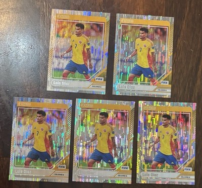 2024-25 Donruss Soccer Silver Foil Luis Diaz COL 5 Card Lot #91