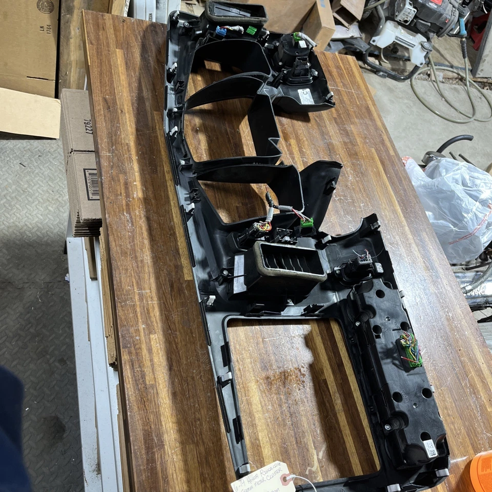 Cuadro de instrumentos velocímetro Honda Ridgeline 2006-2014 bisel moldura OEM Foto 4 de 4