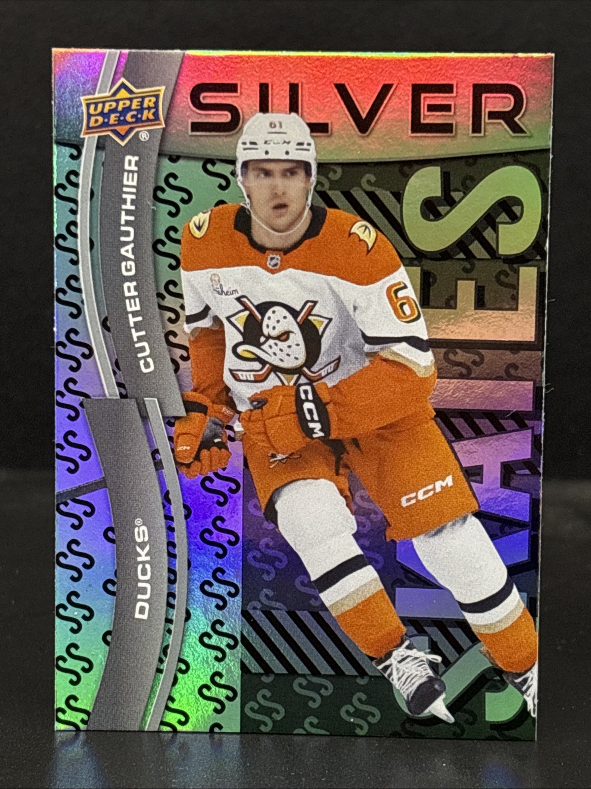 2024-25 Upper Deck Extended Series Silver Skates Cutter Gauthier SS-38 Error RC