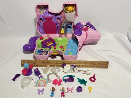 Playset compatto Polly Pocket Unicorn Party di Mattel - LEGGI COME DA FOTO - Foto 17 di 21