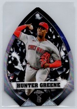 Hunter Greene 2022 Topps Chrome Ben Baller Ben's Diamond Die Cuts #BBDC-15