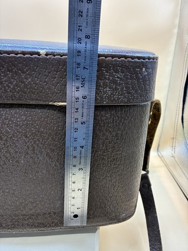 Vintage ROX Kameratasche braun Leder - Made in Germany - Bild 3 von 8