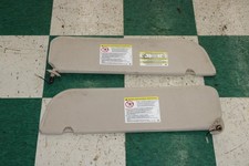 09-14 E350 Gray Overhead Roof Pair Lh Rh Sun Visor Shade Panel Illuminated Oem