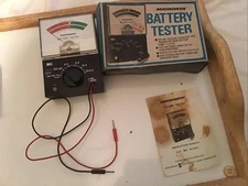 Vintage Micronta 22-030A Battery Tester Tested And Works. Radio Shack. Preowned.