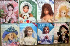DOLL CRAFTER Magazine - Eight 8 Vintage Issues from 1995