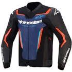 Alpinestars GP Force v2 Leather Black Blue Red Fluo