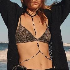 Free People Salute Body Chain NWT Beaded Harness Beach Bohemian Festival Summer
