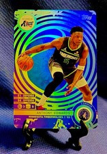 ANTHONY EDWARDS 2025-26 Topps Attax SP ASCC MACAU BLUE FOIL Timberwolves RARE
