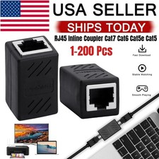 RJ45 Inline Coupler Cat7 Cat6 Cat5e Cat5 Ethernet LAN Network Cable Adapter LOT