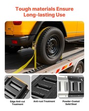 E-Track Tie-Down Rail Kit, 4 Pack 2 ft E Track Rails, 20 Pcs Includes 2 Ratchet