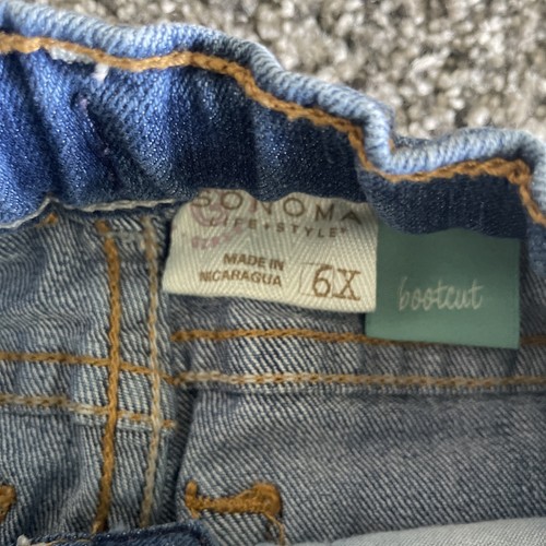 Youth Girls Jeans 6x Set Of 2! Bootcut - Picture 5 of 11
