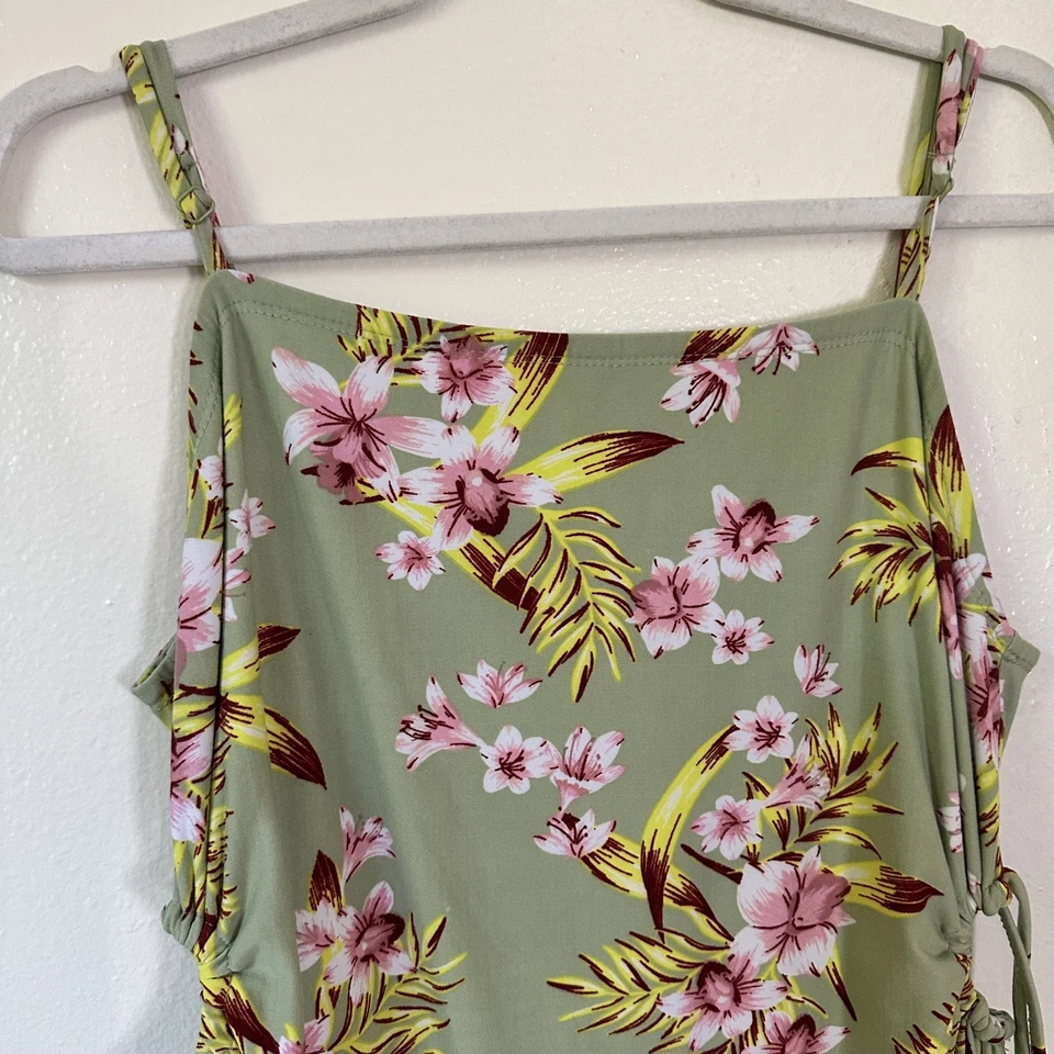 Maxi Vestido Derek Heart Para Mujer XLarge Floral Algodón Sin Mangas Boho Ligero Foto 3 de 4