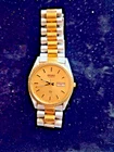 VINTAGE MEN'S WRIST WATCH SEIKO 5Y23-8A61 QUARTZ 2 TONE WATER RESISTANT JAPAN