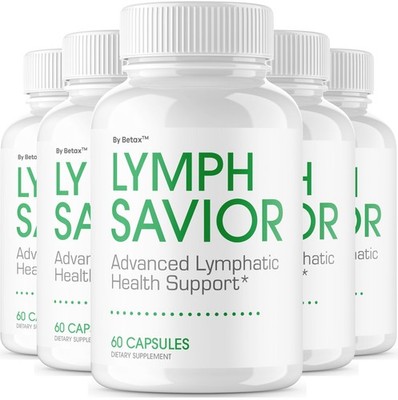 (5 Pack) Lymph Savior - Official Lymph Savior Capsules Advanced Formula with ...