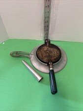 Vintage Scandinavian Krumkake Iron Aluminum M...