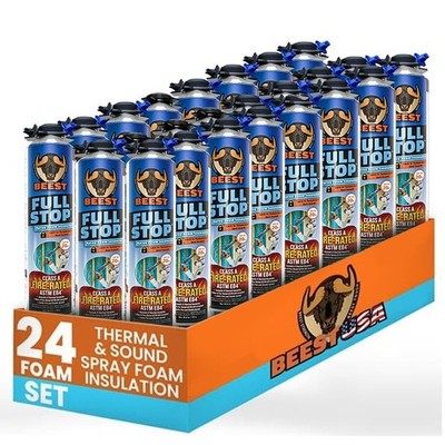 BEEST FullStop Fire-Rated Spray Foam Insulation for Walls - 480 Board ft/sq.ft