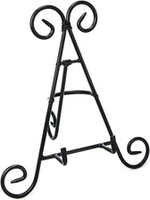 Super Z Outlet Tall Black Iron Curve Design Adjustable 12", 