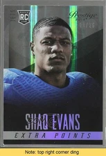 2014 Prestige Rookie Extra Points Holo Silver 8/25 Shaquelle Evans Shaq READ 0l1