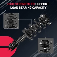 Set of 2 Front Struts & Coil Springs Assembly For 2011-2016 Hyundai Elantra 1.8L