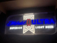 Nib Michelob Ultra Dominator 48”x 19” Animated Ribbon Motion Led Very Bright 😎 