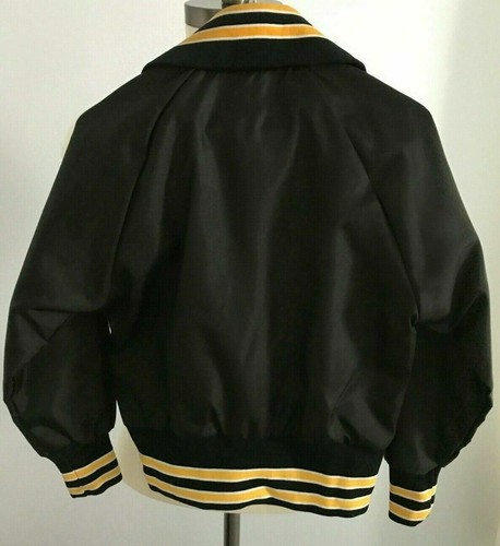 Vintage Leader Sportswear Youth's Full Snap Bomber Athletic Jacket Size: S - NWT - Picture 2 of 4
