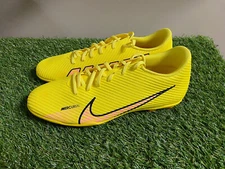 Nike Mercurial Vapor 15 Club MG Men Size 9 Yellow Strike Sunset DJ5963-780 NEW