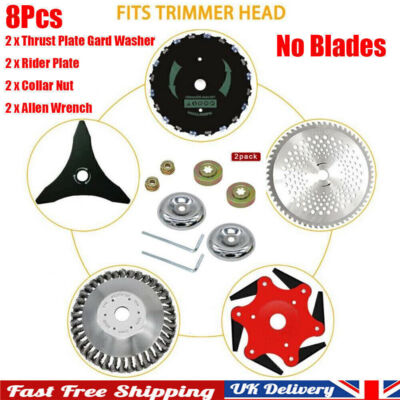 8-teiliges Ersatz-Set Für Freischneider Getriebe - Inkl. Druckscheibe & Kragenmutter