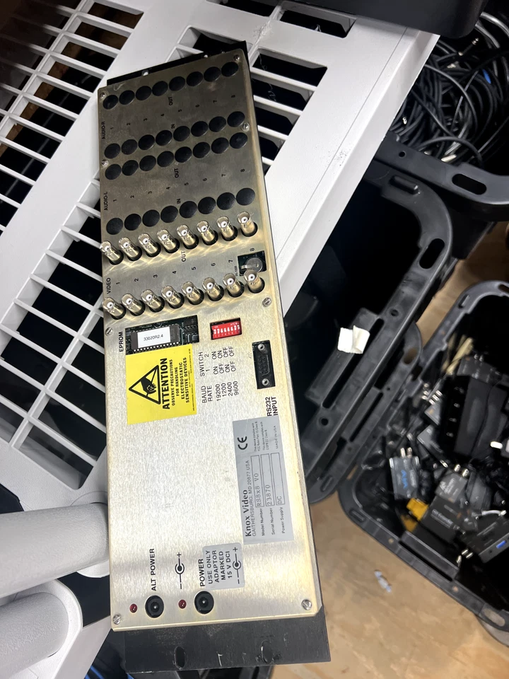 Interruptor de enrutamiento KNOX RS8x8 - sin probar - sin adaptador de corriente Foto 2 de 2